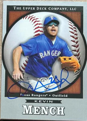 Kevin Mench Signed 2003 Upper Deck Standing O! Baseball Card - Texas Rangers
