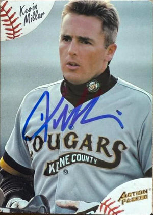 Kevin Millar Signed 1994 Action Packed Scouting Report Baseball Card #45