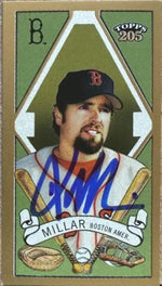 Kevin Millar Signed 2003 Topps 205 - Mini Polar Bear Baseball Card - Boston Red Sox #221