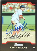 Kevin Millar Signed 2004 Bowman Baseball Card - Boston Red Sox #15