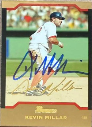 Kevin Millar Signed 2004 Bowman Gold Baseball Card - Boston Red Sox #15