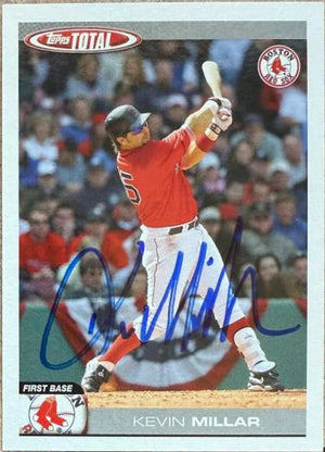 Kevin Millar Signed 2004 Topps Total Baseball Card - Boston Red Sox #273