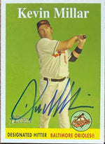 Kevin Millar Signed 2007 Topps Heritage Baseball Card - Baltimore Orioles #279