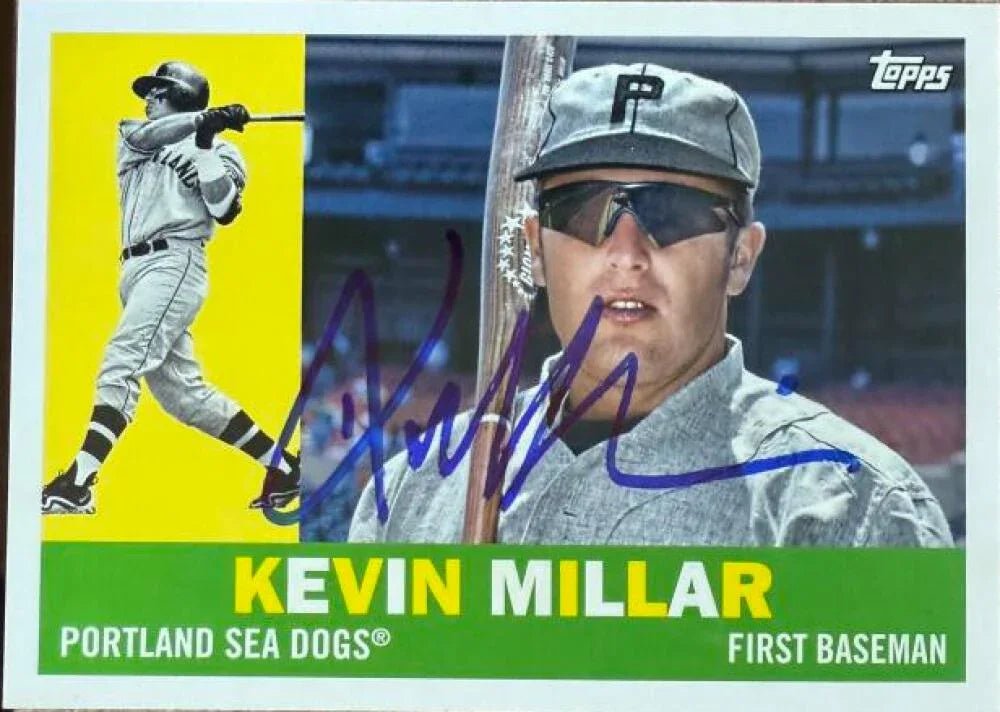 Kevin Millar Signed 2022 Topps Pro Debut - MiLB Legends Baseball Card - Portland Sea Dogs #MILB-2