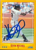 Kevin Mitchell Signed 1988 Score Baseball Card - San Francisco Giants #481