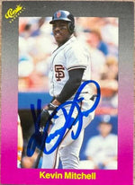 Kevin Mitchell Signed 1989 Classic Baseball Card - San Francisco Giants #198