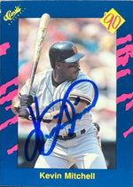 Kevin Mitchell Signed 1990 Classic Blue Baseball Card - San Francisco Giants #64