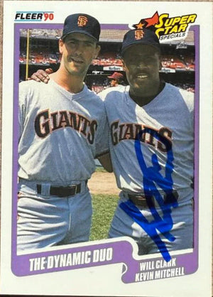 Kevin Mitchell Signed 1990 Fleer Baseball Card - San Francisco Giants #637