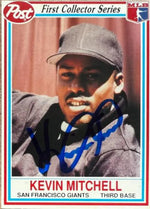 Kevin Mitchell Signed 1990 Post Baseball Card - San Francisco Giants #15 ID: 168578