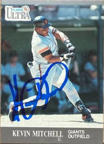 Kevin Mitchell Signed 1991 Fleer Ultra Baseball Card - San Francisco Giants #326