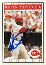 Kevin Mitchell Signed 1993 Kahn's Cincinnati Reds SGA Baseball Card - Cincinnati Reds #NNO