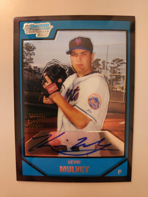Kevin Mulvey Signed 2007 Bowman Chrome Prospects Baseball Card - New York Mets #BC232 AU - PastPros