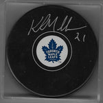 Kirk Muller Signed Hockey Puck - Toronto Maple Leafs