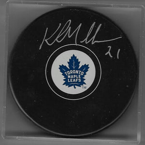 Kirk Muller Signed Hockey Puck - Toronto Maple Leafs - PastPros
