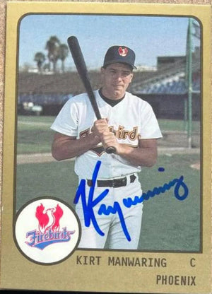 Kirt Manwaring Signed 1988 ProCards Baseball Card - Phoenix Firebirds