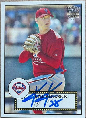 Kyle Kendrick Signed 2007 Topps Rookie '52 Edition Baseball Card - Philadelphia Phillies - PastPros
