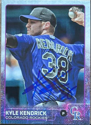 Kyle Kendrick Signed 2015 Topps Update Baseball Card - Colorado Rockies - PastPros