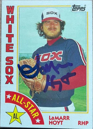 Lamarr Hoyt Signed 1984 Topps Baseball Card - Chicago White Sox - PastPros