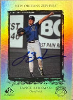 Lance Berkman Signed 1999 SP Top Prospects Baseball Card - Houston Astros #18