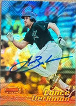 Lance Berkman Signed 2002 Bowman's Best Baseball Card - Houston Astros #67