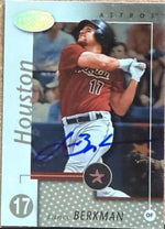 Lance Berkman Signed 2002 Leaf Certified Baseball Card - Houston Astros #12