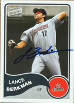 Lance Berkman Signed 2003 Bazooka Baseball Card - Houston Astros #120