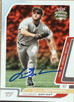 Lance Berkman Signed 2003 Fleer Focus Jersey Edition Baseball Card - Houston Astros #74