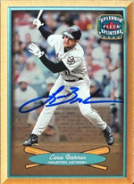 Lance Berkman Signed 2003 Fleer Splendid Splinters Baseball Card - Houston Astros #40