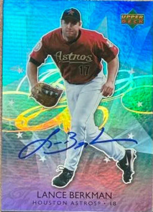 Lance Berkman Signed 2006 Upper Deck Future Stars Baseball Card - Houston Astros #31
