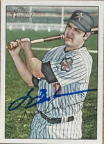 Lance Berkman Signed 2007 Bowman Heritage Baseball Card - Houston Astros #27