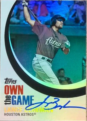 Lance Berkman Signed 2007 Topps - Own the Game Baseball Card - Houston Astros #OTG5