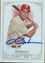 Lance Berkman Signed 2012 Allen & Ginter Baseball Card - St Louis Cardinals #189