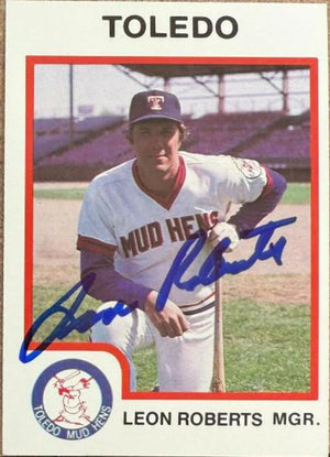 Leon Roberts Signed 1987 ProCards Baseball Card - Toledo Mudhens