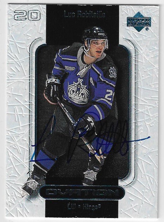 Luc Robitaille Signed 2000-01 Upper Deck Ovation Hockey Card - Los Angeles Kings