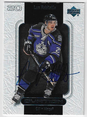 Luc Robitaille Signed 2000-01 Upper Deck Ovation Hockey Card - Los Angeles Kings