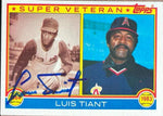Luis Tiant Signed 1983 Topps Baseball Card - California Angels 179 - PastPros