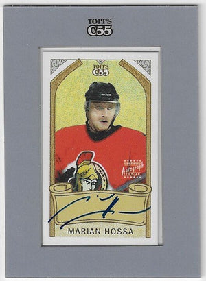Marian Hossa Signed 2003-04 Topps C55 Hockey Card - Ottawa Senators (FS)