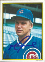 Mark Grace Signed 1989 Topps All-Star Glossy Baseball Card - Chicago Cubs