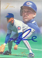 Mark Grace Signed 1993 Flair Baseball Card - Chicago Cubs
