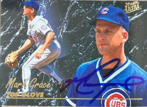 Mark Grace Signed 1993 Fleer Ultra Award Winners Baseball Card - Chicago Cubs