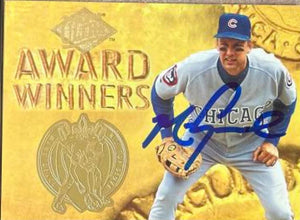 Mark Grace Signed 1994 Fleer Ultra Award Winners Baseball Card - Chicago Cubs