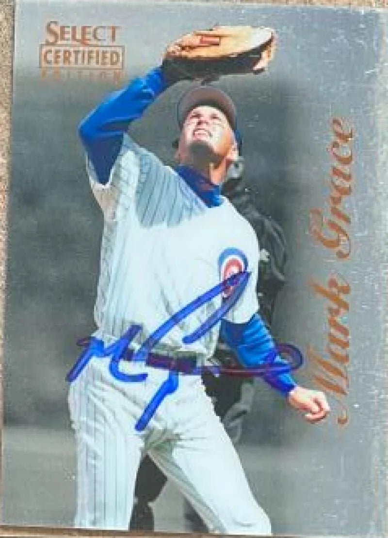 Mark Grace Signed 1996 Score Select Certified Baseball Card - Chicago Cubs #94