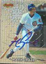 Mark Grace Signed 1997 Bowman's Best Baseball Card - Chicago Cubs #16