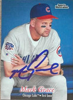 Mark Grace Signed 1997 Sports Illustrated Baseball Card - Chicago Cubs #96