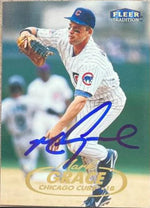 Mark Grace Signed 1998 Fleer Tradition Baseball Card - Chicago Cubs #44