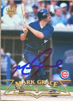 Mark Grace Signed 1998 Pacific Baseball Card - Chicago Cubs #251