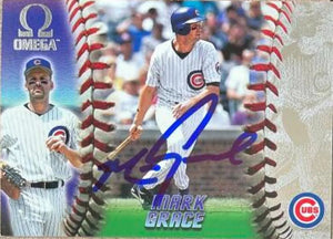 Mark Grace Signed 1998 Pacific Omega Baseball Card - Chicago Cubs #47