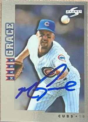 Mark Grace Signed 1998 Score Rookie & Traded Showcase Series Baseball Card - Chicago Cubs #RTPP119