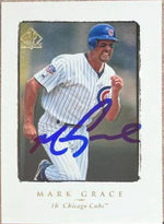Mark Grace Signed 1998 SP Authentic Baseball Card - Chicago Cubs #65