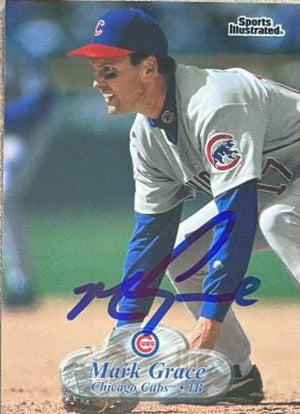 Mark Grace Signed 1998 Sports Illustrated Baseball Card - Chicago Cubs #47